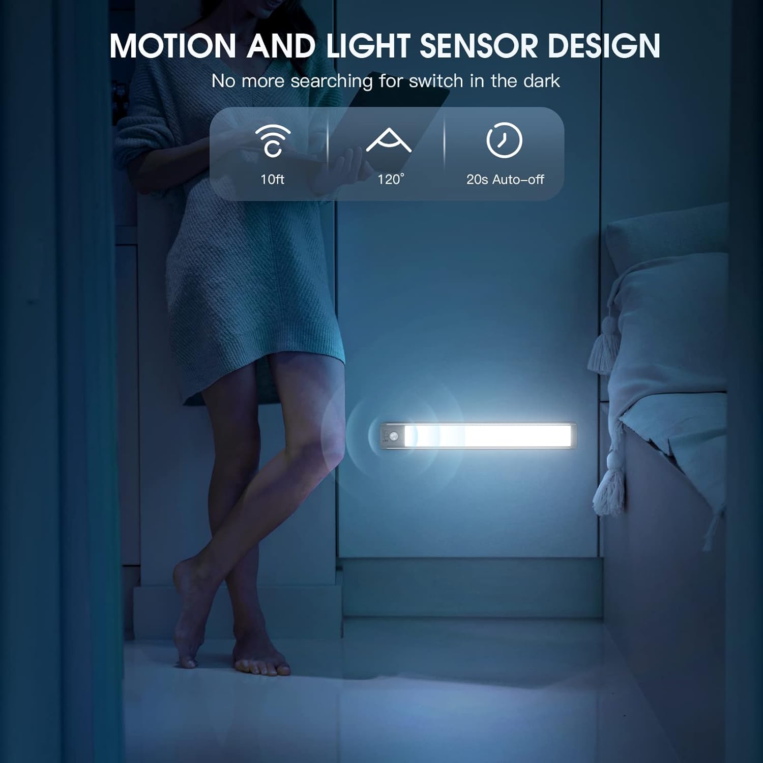 Rechargeable Motion Cabinet Lights